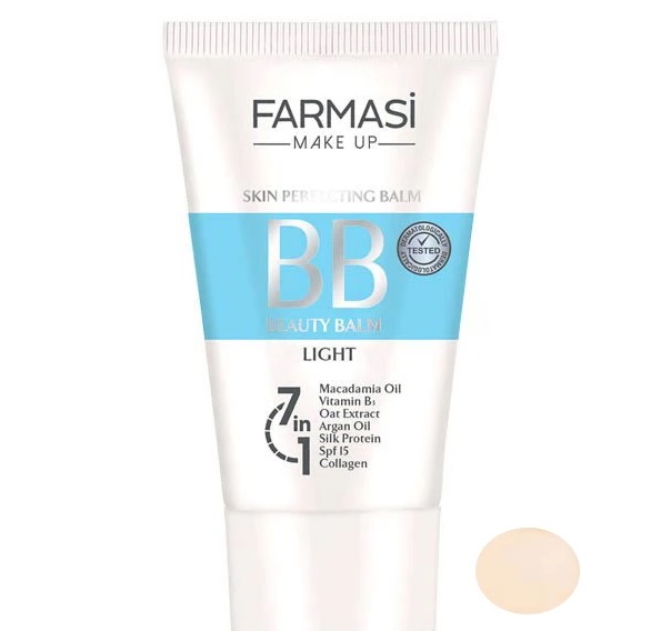 کرم پودر BB بی بی فارماسی Farmasi شماره 01 / پوشش طبیعی و محافظت از پوست / جیونا بیوتی