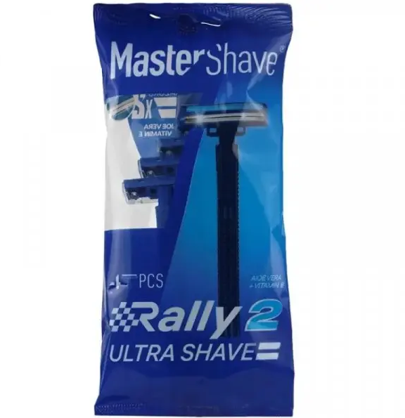 ژیلت 2 لبه مستر شیو مدل Rally 2 بسته 4 عددی / جیونا بیوتی