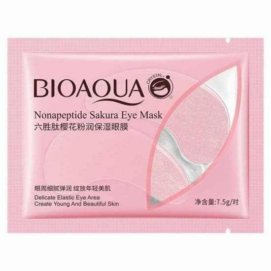 ماسک زیر چشم ورقه ای بیوآکوا Bioaqua / پک 2 عددی / رفع خستگی،کاهش خطوط و تیرگی زیر چشم/ جیونا بیوتی